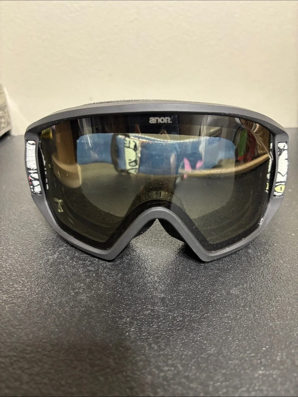 Kids Anon Relapse Jr. Matte Gray Snow/Ski Goggles Smoke Lens + MFI